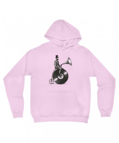 Music Life Hoodie | Riding The Gramophone Hoodie $8.84 Sweatshirts