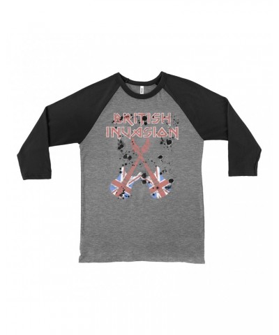 Music Life 3/4 Sleeve Baseball Tee | British Invasion Shirt $6.12 Shirts