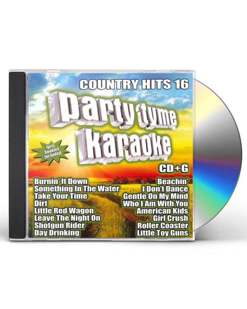 Party Tyme Karaoke COUNTRY HITS 16 (CD+G) CD $10.35 CD