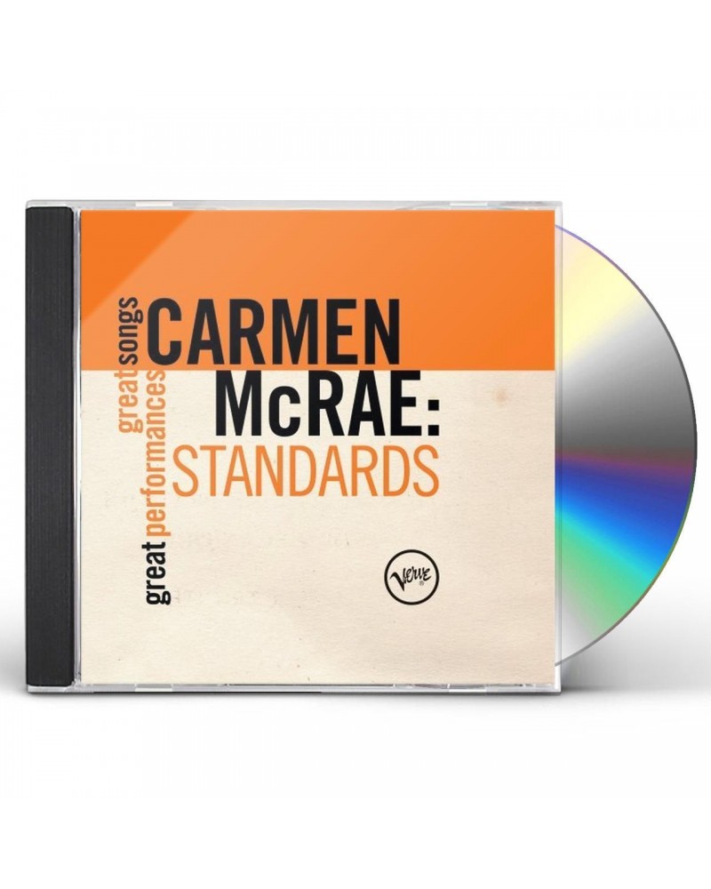 Carmen McRae STANDARDS: GREAT SONGS/GREAT PERFORMANCES CD $8.18 CD