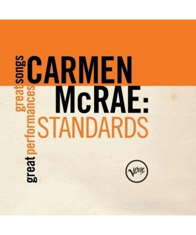 Carmen McRae STANDARDS: GREAT SONGS/GREAT PERFORMANCES CD $8.18 CD