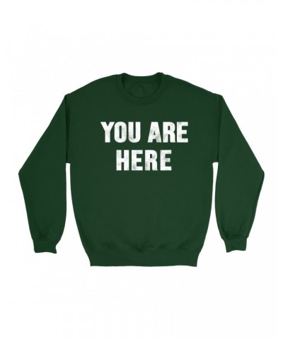 John Lennon Sweatshirt | You Are Here Distressed Design Worn By Sweatshirt $7.07 Sweatshirts