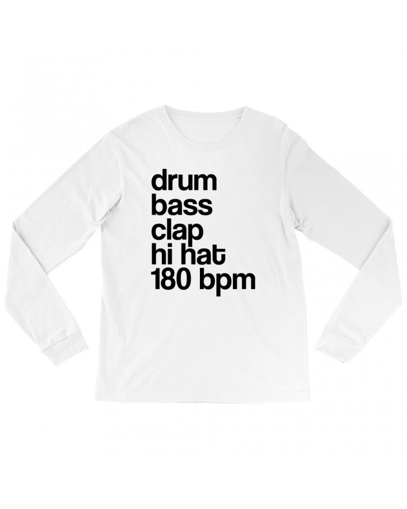 Music Life Long Sleeve Shirt | Drum Bass Clap Shirt $3.67 Shirts