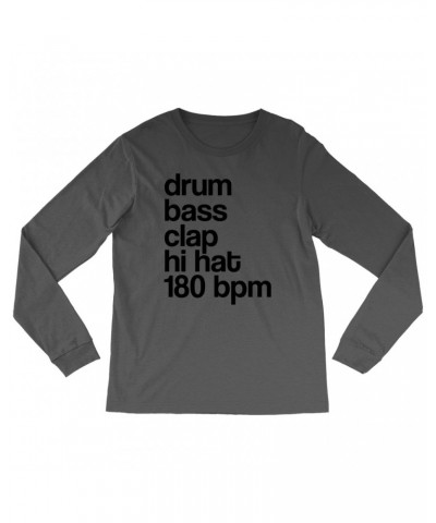 Music Life Long Sleeve Shirt | Drum Bass Clap Shirt $3.67 Shirts