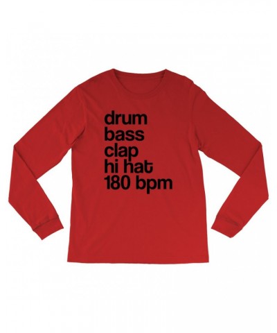 Music Life Long Sleeve Shirt | Drum Bass Clap Shirt $3.67 Shirts