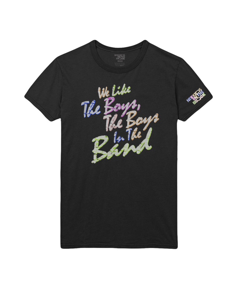 New Kids On The Block We Like the Boys (Boy Band Anthem) Tee $12.39 Shirts