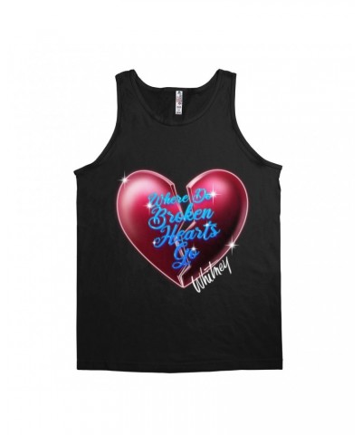 Whitney Houston Unisex Tank Top | Where Do Broken Hearts Go Shirt $11.68 Shirts