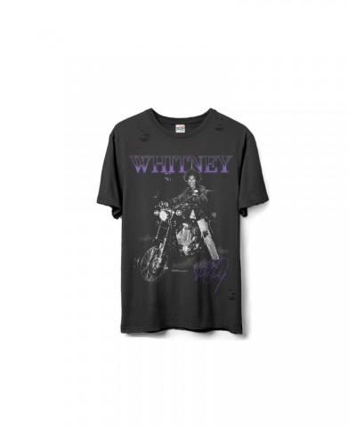 Whitney Houston Whitney Motorcyle Distressed T-shirt $6.43 Shirts