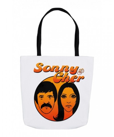 Sonny & Cher Tote Bag | Comedy Hour Illustration And Logo Ombre Bag $12.60 Bags