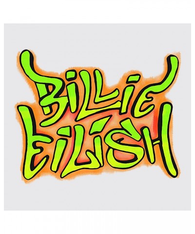 Billie Eilish Hoodie | Neon Graffiti Art Hoodie $6.84 Sweatshirts